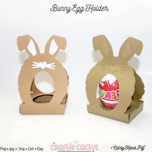 Bunny Chocolate Egg Holder for Kids Party Favor - Party Favor Craftie Cactus