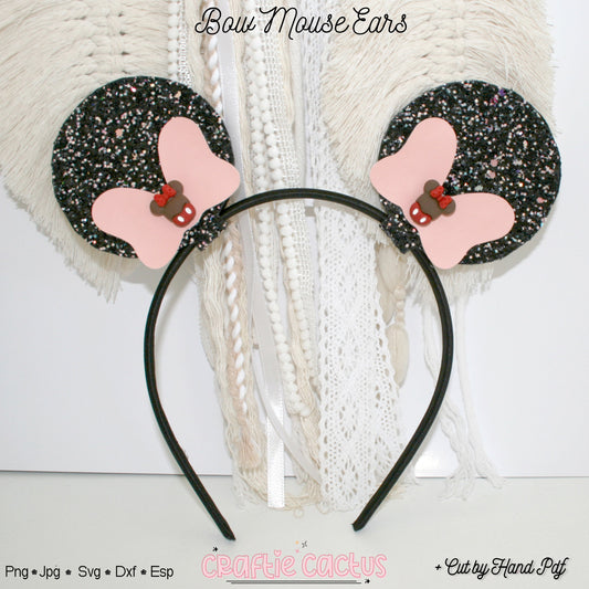 Mouse Ears & Headband | Ears for Girls | Diy Hair Clips